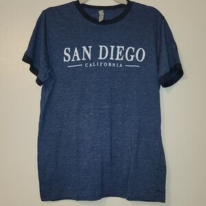 Blue San Diego California T-Shirt